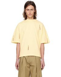 Bonsai - T-shirt jaune à appliqués - Lyst