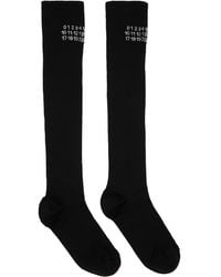 MM6 by Maison Margiela - Knee-High Socks - Lyst