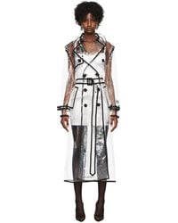 Dolce & Gabbana - Dolce&gabbana Transparent Kim Kardashian Edition Double-breasted Trench Coat - Lyst