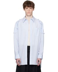 Simone Rocha - Ruffle Shoulder Patch Tunic Shirt - Lyst