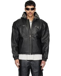 THUG CLUB - Tc Hothead Three Riding Skull Leather Jacket - Lyst