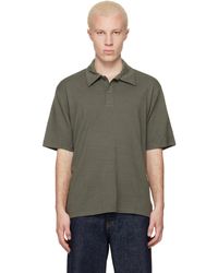 Lady White Co. - Taupe Summer Wool Polo - Lyst