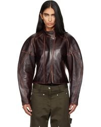 Helmut Lang - Saddle Leather Jacket - Lyst