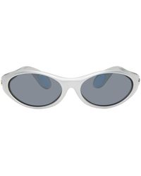 Coperni - Silver Cycling Sunglasses - Lyst