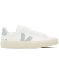 Veja - Baskets campo blanches en cuir chromefree - Lyst