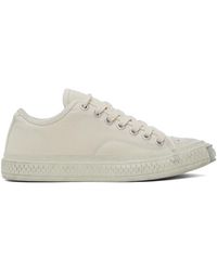 Acne Studios - Off-white Faded Sneakers - Lyst