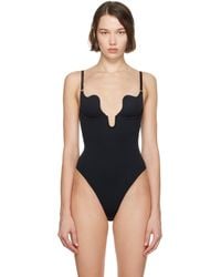 Fleur du Mal - 'Le Stretch Micro Seduce U-Plunge' Bodysuit - Lyst