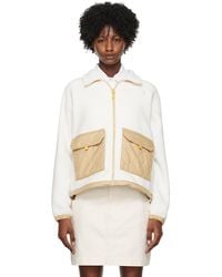 The North Face - White & Beige Royal Arch Jacket - Lyst