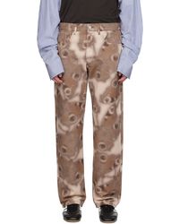 Dries Van Noten - ブラウン Pattern ジーンズ - Lyst