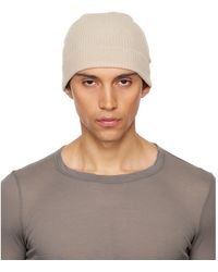 Rick Owens - Temple Ribbed Beanie - Lyst