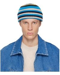 Marni - Striped Ribbed Beanie - Lyst