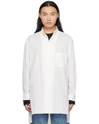 Y-3 - ホワイト グラフィック シャツ - Lyst