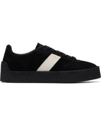HUGO - Suede Side Stripe Sneakers - Lyst