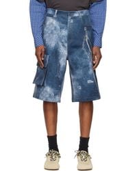 we11done - Trompe L'Oeil Cargo Shorts - Lyst
