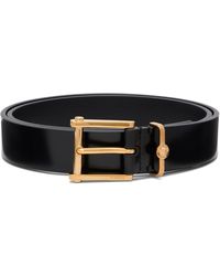 Versace - Column Leather Belt - Lyst