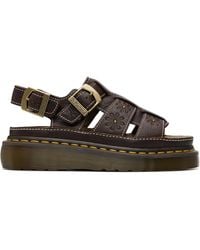 Dr. Martens - Wrenlie Grizzly Fisherman Platform Sandals - Lyst