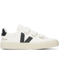 Veja - Baskets Recife Blanc Et Noir En Cuir - Lyst