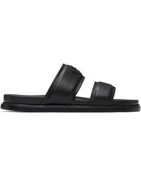 Ferragamo - Gancini Ornament Slide Sandals - Lyst