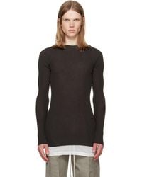 Rick Owens - Tower Ribbed Round Neck Sweater - Lyst