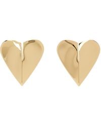Alaïa - 'Le Cœur Torn' Earrings - Lyst