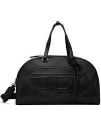DIESEL - 1Dr Dome Oval D Logo Leather Travel Bag - Lyst