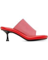 JW Anderson - Red & Pink Bumper-tube Mules - Lyst