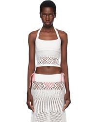 Frankie's Bikinis - Orchard Crochet Halter Top - Lyst