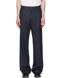 MM6 by Maison Margiela - Tailoring Wool Trousers - Lyst