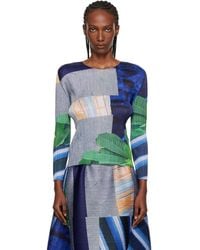 Pleats Please Issey Miyake - City Collage T-Shirt - Lyst