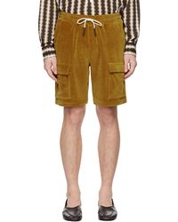 Oas - Short Cargo Jaune En Velventine - Lyst