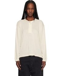 Studio Nicholson - Rutas Jersey Henley - Lyst
