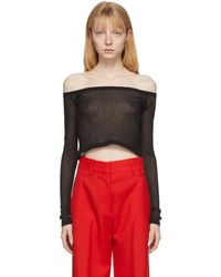 Burberry - Off-the-shoulder Blouse - Lyst