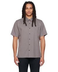 Vince - Gray Vacation Shirt - Lyst