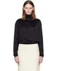 TOTEME - Slouch-Neck Blouse - Lyst
