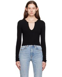 Alexander Wang - Black Nameplate Sweater - Lyst