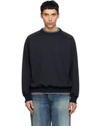 Nanamica - Polyester Pile Crew Neck Sweatshirt - Lyst