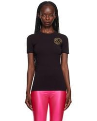 Versace - Black V-emblem T-shirt - Lyst