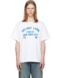 Helmut Lang - Varsity T-Shirt - Lyst