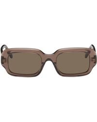 Loewe - Rectangular Slim Sunglasses - Lyst