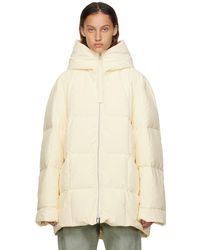 Jil Sander - Off- Quilted Down Jacket - Lyst
