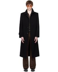 メンズ Ernest W. Baker ブラウン フェイクファー コート ブラック | Lyst