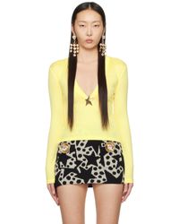 Area - Yellow Star Stud Top - Lyst