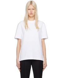 Jacquemus - White Les Classiques 'le T-shirt Gros Grain' T-shirt - Lyst