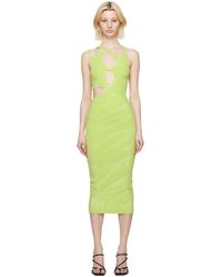 Dion Lee - Green Interlink Midi Dress - Lyst