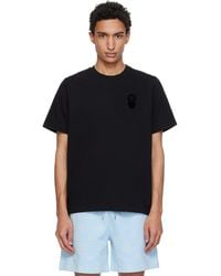 CASABLANCA - Squash Logo Flock Short Sleeve T‑Shirt - Lyst