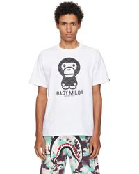 A Bathing Ape - College Monogram Baby Milo T-Shirt - Lyst