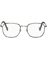 Moncler - Silver Shiny Glasses - Lyst