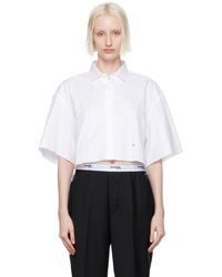 HOMMEGIRLS - ホワイト オーバーサイズ カット シャツ - Lyst