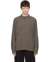 Veilance - Taupe Metry Shirt - Lyst