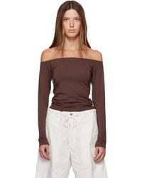Skims - Smooth Layers Off The Shoulder Top - Lyst